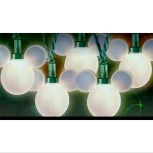 2 Strands 25 (50 total) - Disney Magic Holiday Mickey Mouse LED String Lights